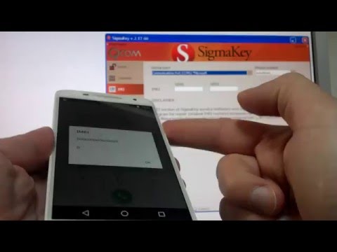 Repair IMEI Moto X Play XT1562 with Sigmakey