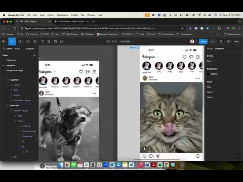 Part 4:  Learning Figma Smart Animation | Instagram App Design Tutorial
