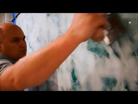 Stucco Veneziano in Grüner Marmor Optik | Venezia V