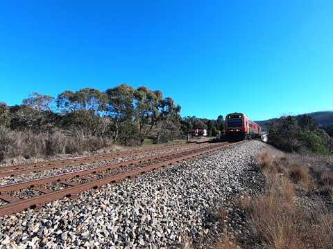2802 & 2852 at Middle River NSW.  Mon 20th July 2020