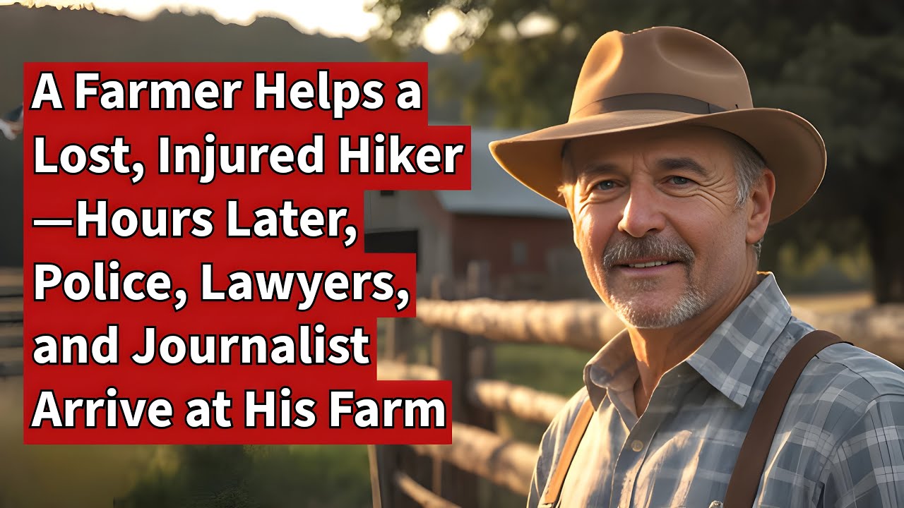 A Farmer Helps a Lost, Injured Hiker—Hours Later, Police, Lawyers, and Journalist Arrive at His Farm