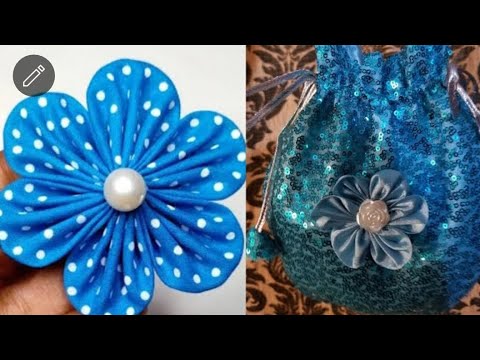 DIY: Easy Tricks Fabric Flowers |Kapde ka phool Banana, Cloth Flower Making @shabinashaheen