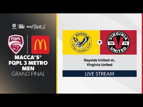 McDonald's FQPL 3 Metro Men Grand Final - Bayside United vs. Virginia United