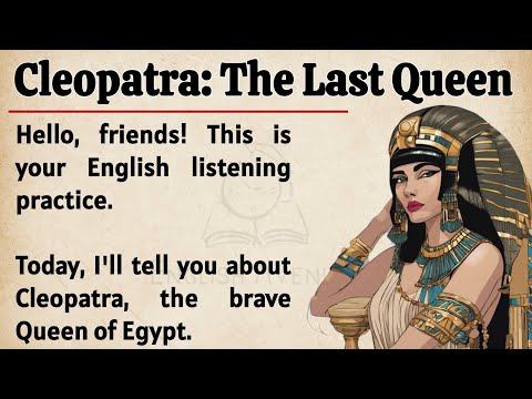 Cleopatra's Story || Learn English Through Story 🔥 || English Listening Practice ✅ || Graded Reader