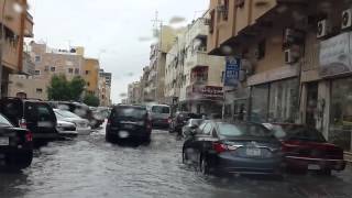 preview picture of video 'saudia arabia flooding 2013 khobar  سيول السعودية'