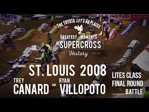 St. Louis 2008 | Trey Canard vs Ryan Villopoto LITES Class Final round battle