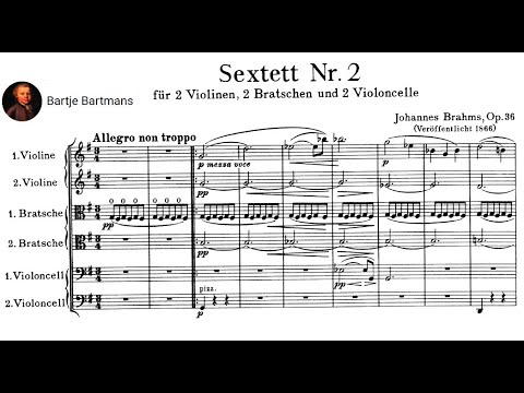 Johannes Brahms - String Sextet, No. 2, Op. 36 (1865)