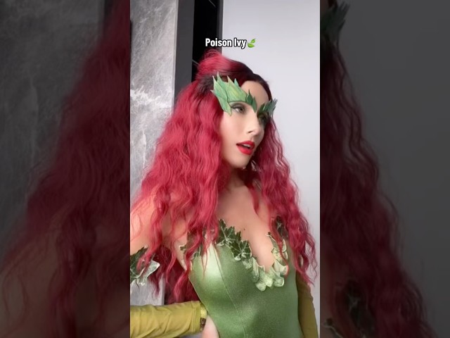 Vídeo relacionado con Morph Disfraz Hiedra Verde Mujer, Traje Villana Hiedra Venenosa con Hojas Falsas, Disfraces para Halloween, S