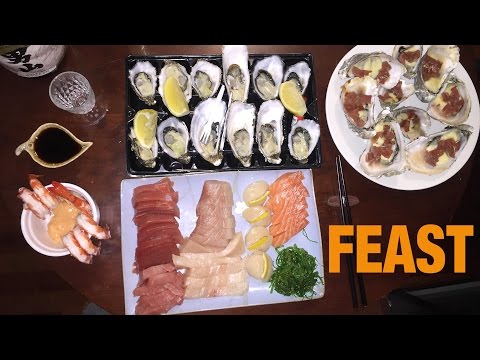 Homemade Sashimi &amp; Oysters