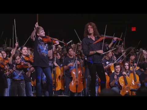 Middle School Orchestra Performs with Mark Wood