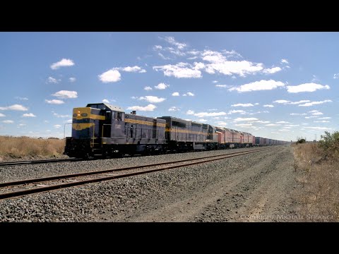 Rare! T357 Leading 7922V SCT/SBR Dooen Container Train (31/1/2021) - PoathTV Australian Railways