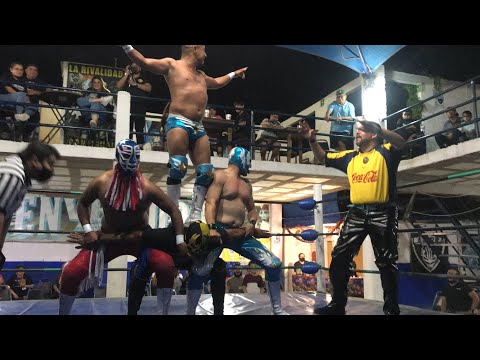 Juventud Azteca, Rey Star y Gran Danton Jr vs Terrores Negros