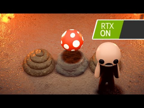 The Binding of Isaac Ray Tracing Gameplay || RTX Fan made game made with Unity