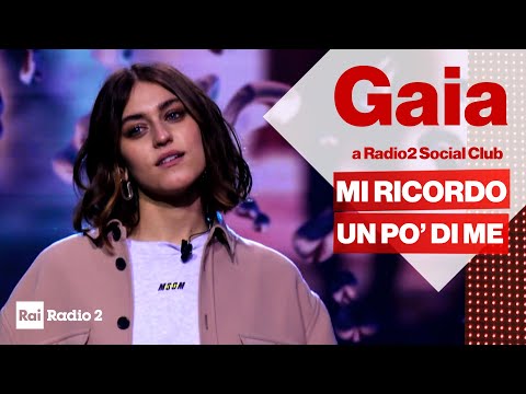 Gaia dal vivo a Radio2 Social Club - Mi ricordo un po' di me