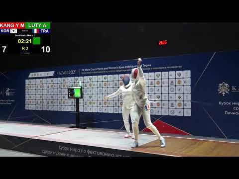 Kazan 2021 SWE - L4 - Kang KOR v Luty FRA