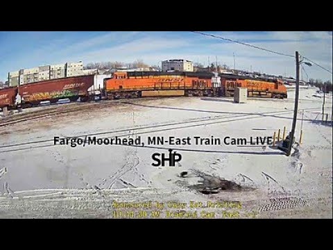 Fargo/Moorhead, MN, USA | East Cam LIVE | BNSF KO Sub | Moorhead East Cam | MP 5.8