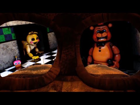 TOY CHICA IS CRAWLING AFTER ME.. | FNAF Creepy Nights at Freddys 2