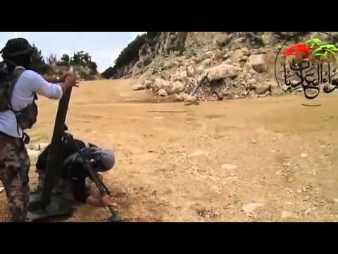 استهداف  قوات النظام بقذائف الهاون من قبل لواء العاديات في تشالما في محافظة اللاذقية