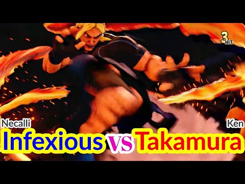 Street Fighter V: Infexious (Necalli) VS Takamura (Ken)