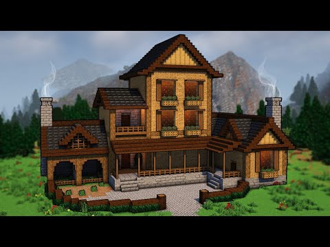Minecraft: How To Build A Large House | Tutorial