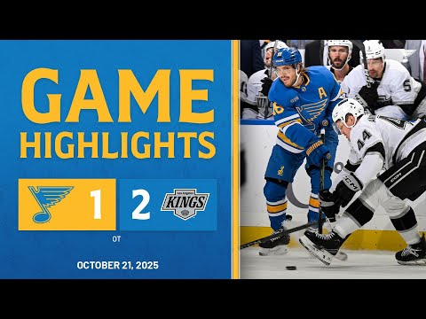 Game Highlights: Kings 2, Blues 1 (OT)