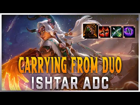 HERE'S HOW TO PLAY ISHTAR AT TOP LEVEL! - Smite Ishtar ADC w/ Fineokay