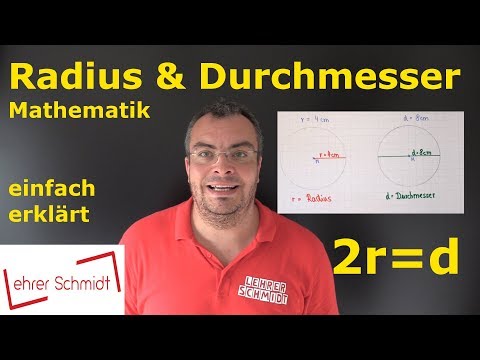 Radius and diameter | Circle | Mathematics - simply explained | Lehrerschmidt