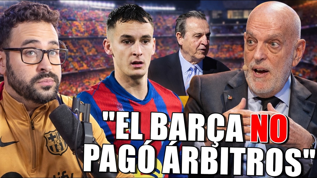 🚨 TEBAS defiende al BARÇA: NO hay PAGOS a ÁRBITROS  - RENOVACIÓN de CASADÓ
