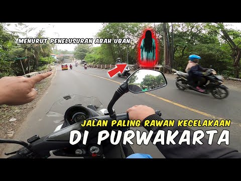 JALUR RAWAN KECELAKAAN DI PURWAKARTA; MOTOVLOG NMAX