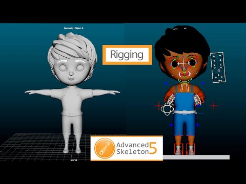 Character Rigging in Maya with Advance skeleton #For animator and ringer
