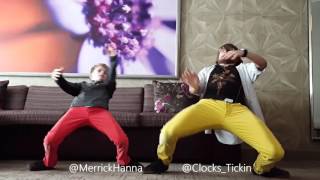 Merrick &amp; Clocks!! #TrumpetsChallenge |Sak Noel &amp; Salvi - Trumpets ft. Sean Paul