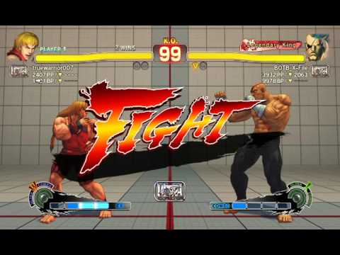 truewarrior007 (Ken) vs BOTB_X-File (Sagat) - USF4