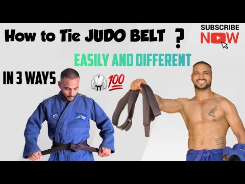 How To Tie Your Judo 🥋 Belt || The Best Ways To Tie Your Judogi || How to Tie Judogi Easily #judo