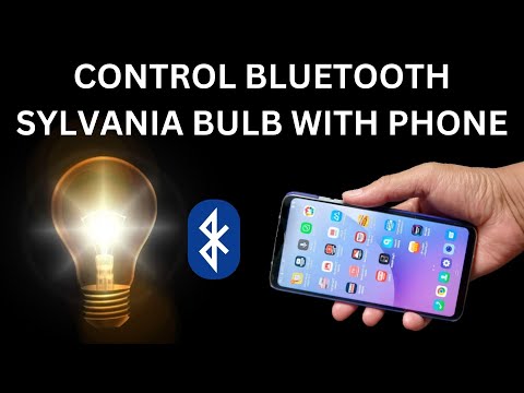 How set up and control the Sylvania Bluetooth bulb with your phone using the Sylvania Home App