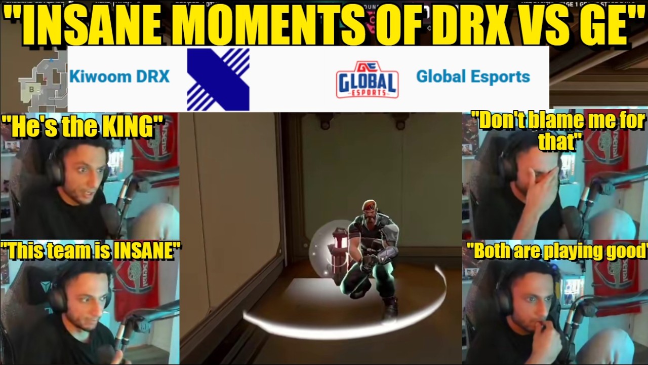 FNS react to INSANE MOMENTS OF DRX vs Global Esports | VCT 2026: Pacific Stage 1 |