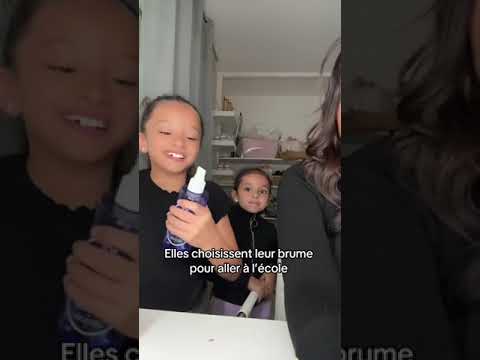 They choose their mists for going to school 😉