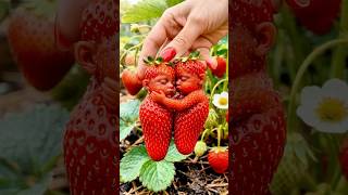 Download lagu This Simple Garden Trick Makes Your Strawberries Grow Into Any Shape You Want 🍓✨🏡 mp3