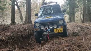 三菱 パジェロミニ クロカン走行とパジェロイオ救出の顛末