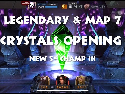 Legendary & Map 7 Crystal Opening - NEW 5 STAR? - Marvel Contest of Champions