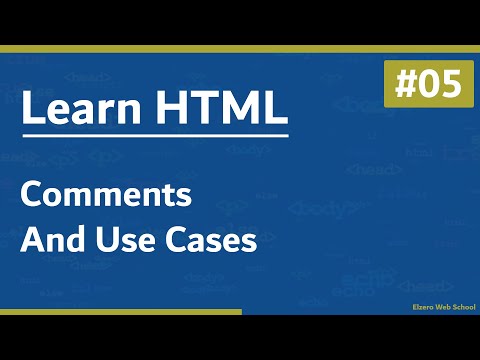 Learn HTML In Arabic 2021 - #05 - Comments And Use Cases