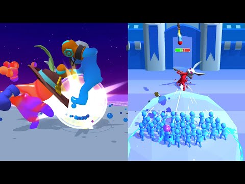 Jelly Runner 3D vs Join Clash 3D Gameplay Update New Level - Game Comparison PikaName
