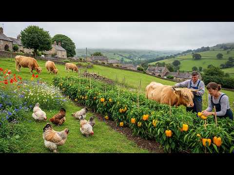 Harvesting Fruits & Vegetables and Raising Highland Cattle — Countryside Life in England