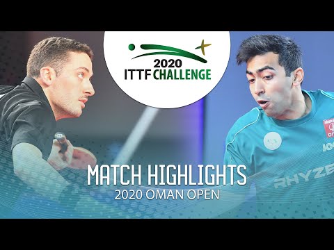 Marcos Freitas vs Desai Harmeet | 2020 ITTF Oman Open Highlights (1/2)