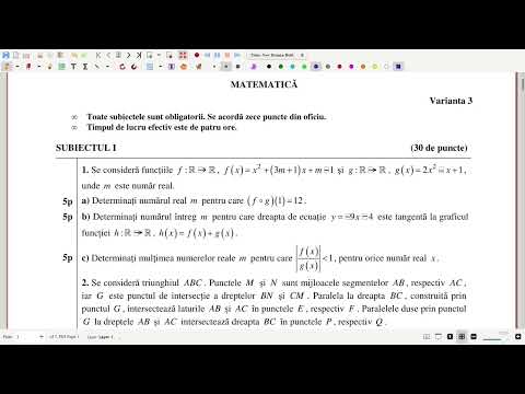 Mathematics 2025 Subject I