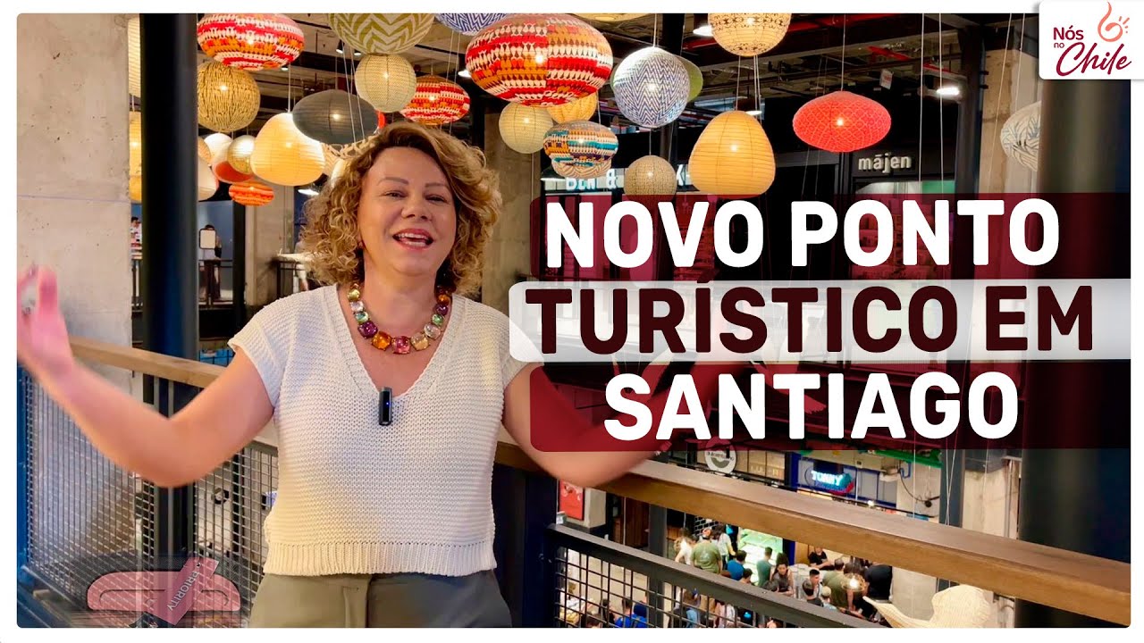 Mais um lugar incrível para conhecer em Santiago do Chile  - Mercado Urbano Tobalaba 🇨🇱