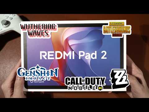 Gaming test - Redmi Pad 2 with MediaTek Helio G100 Ultra!