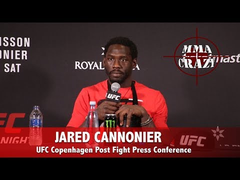 Jared Cannonier Reacts to TKO win over Jack Hermansson at UFC Copenhagen