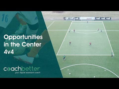 4 gegen 4 durchs Zentrum | Hauptteil | Fussballtraining