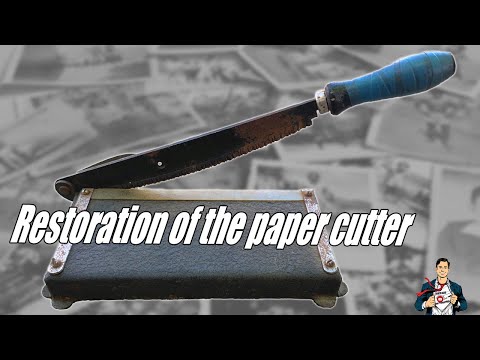 Restoration of the paper cutter | DIY Aqua Painting