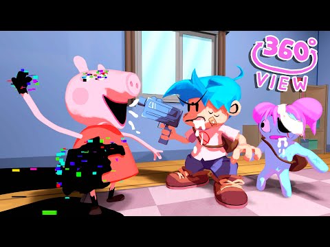 Vs Peppa Pig 360° FNF x Pibby Animation - Discovery Glitch.
